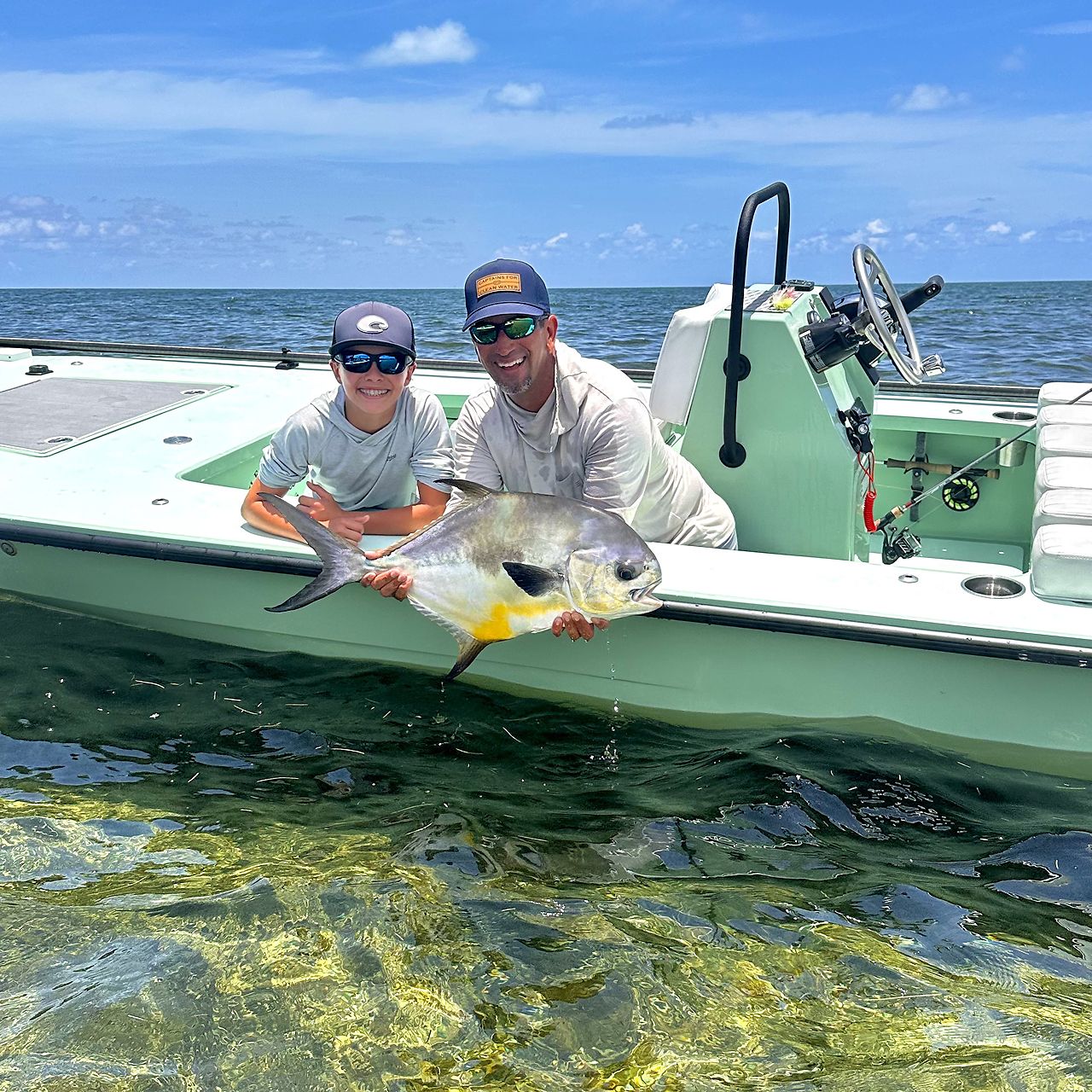 Why the Schoolie Fits-The Schoolie frame—built with injected bio-resin, Hydrolite™ nose pads, and temple tips—is designed from the ground up for younger anglers. With an 8-base wrap for full coverage, it protects against glare and flying hooks, while staying comfortable for long days on the water. Liam’s favorite part? “The light striped pattern, kind of like a tiger shark, looks really cool. And the arms fit by my ears perfectly—they don’t hurt, even after a long day.” For Liam, Costa glasses are more than a style statement—they’re a rule. “You can’t fish without glasses on. My family has pulled hooks out of hands and backs. I don’t want to know what happens if one goes in an eye.” 