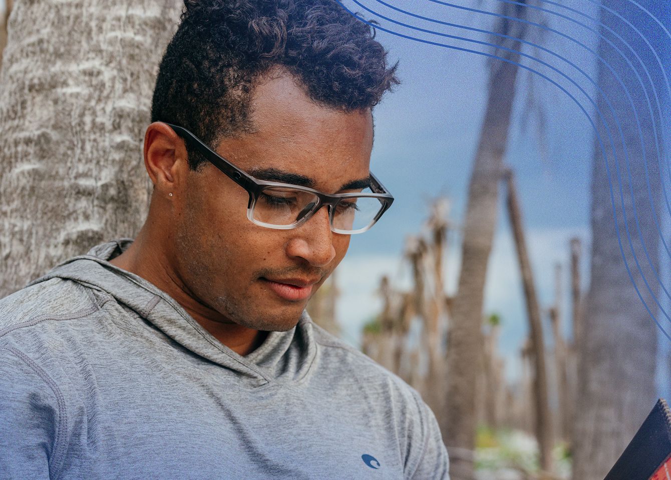 RX EYEGLASSES-Clear frames fitted with your prescription, whether Readers, Transitions, Single Vision, or Progressives.