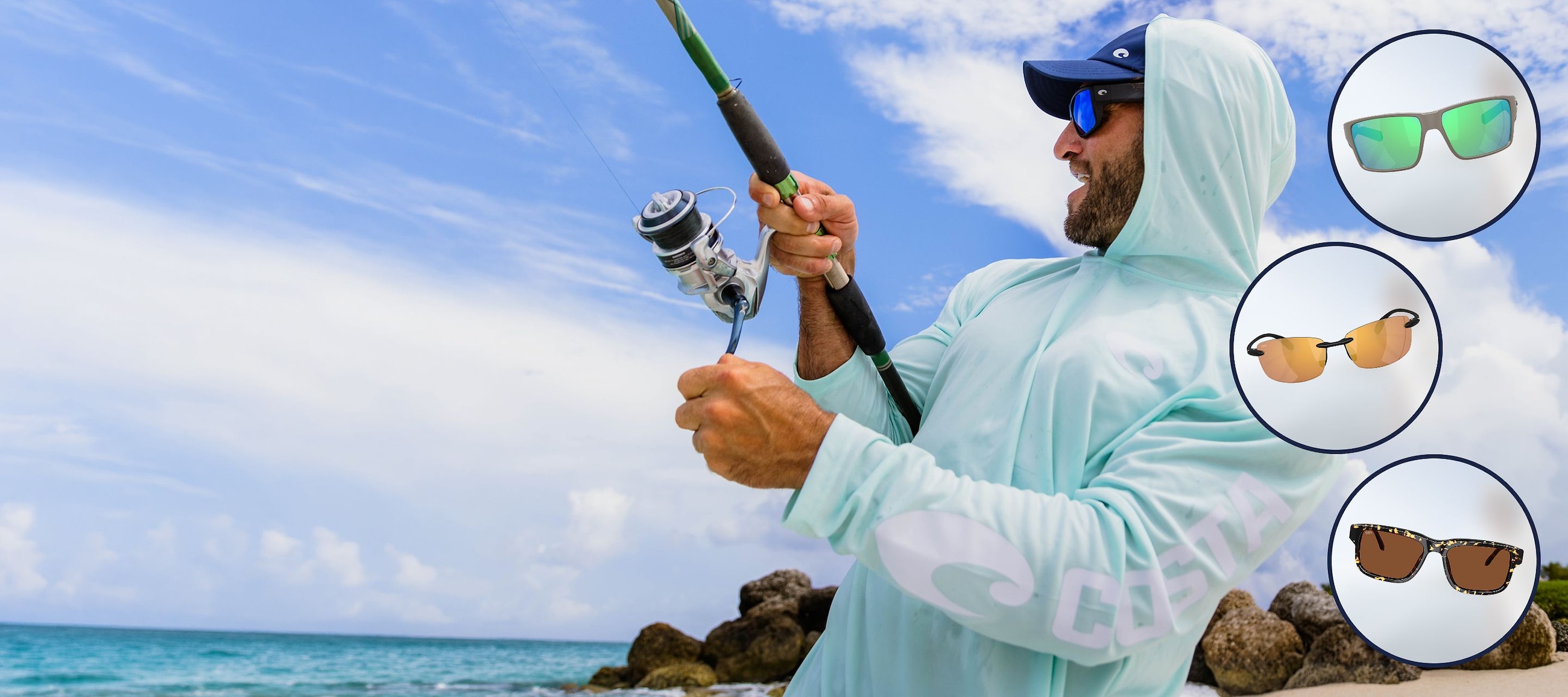 COLORES QUE NACEN DEL AGUA-RECIÉN LLEGADOS-Los mismos estilos de confianza. El mismo rendimiento en el agua. Ahora en nuevos colores inspirados en los lugares donde navegamos y pescamos.