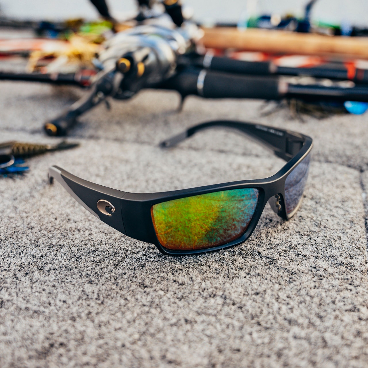 Corbina has been a legacy favorite and sport staple among bass anglers for years. The new PRO frame takes it up a notch with eyewire drains and sweat management channels to move sweat away from your eyes, improved Hydrolite™ grip on the nose and earpiece to keep your frames locked in place, a fully-adjustable and ventilated nose pad for a custom fit and to reduce fogging, hooding and side shields to maximize coverage and metal keeper slots to keep your frames from going overboard. “Corbina has been my go-to frame for a while now. I always joke that even if I didn’t have them on, you could tell they’re my favorites just by my Costa tan,"" says Justin Lucas, Costa PRO and two time MLF Champion. “I was stoked when the team reached out to me to test the Corbina PRO. The PRO Series has been a game changer. Having the added features to my favorite frames has been the best of both worlds.”