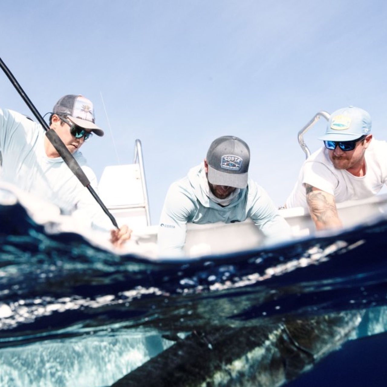 About the project-Southwestern Baja, Mexico is full of authentic culture and community, built alongside an untamed ecosystem that, for 3-4 months a year, features one of the most incredible striped marlin populations on the planet. Striped marlin have a brief history of minimal scientific research - making them one of the least understood billfish species - especially in this region of the globe, where they are the star of the show for ecotourism. With the hopes of better understanding and protecting this important fishery, Costa developed the Marlin Fly Project, and ventured to Magdalena Bay, Mexico in 2022 in pursuit of tagging striped marlin on the fly. Working directly with the local community in collaboration with scientists (from The Billfish Foundation, International Game Fish Association (IGFA), the University of Southern Mississippi Center for Fisheries Research & Development) and some of the most talented fly anglers from across the globe, the Marlin Fly Project successfully deployed 15 satellite tags in a mere 2 days of fishing – making it the first recorded billfish research campaign using exclusively fly fishing tackle - and all done from a small wooden panga, nonetheless.