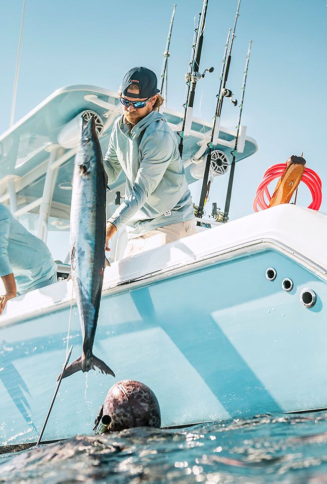 Open water and bright conditions