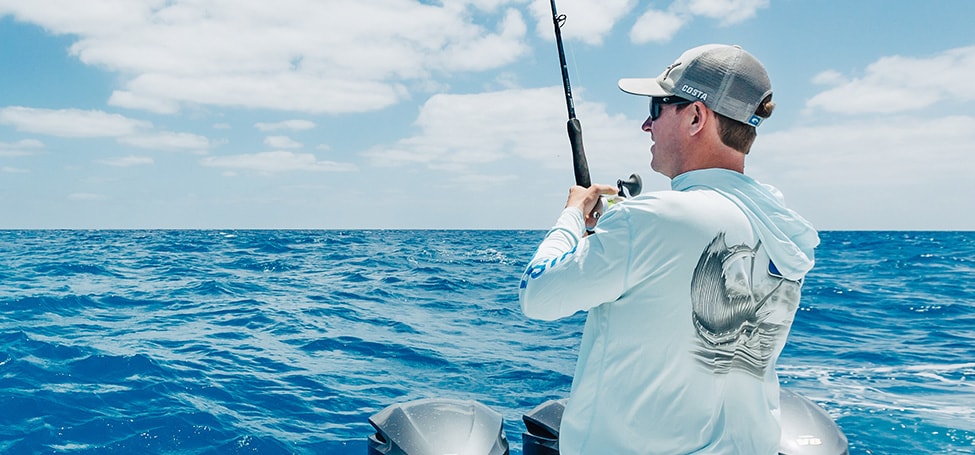 Gafas de sol de pesca en agua salada