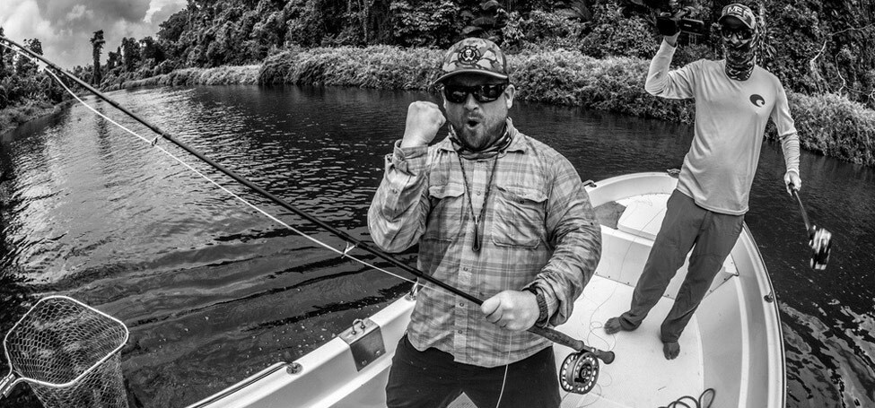 In this game, it's a win even if you break a black bass off on 100lb test. This is the hardest fighting fish in fresh water.