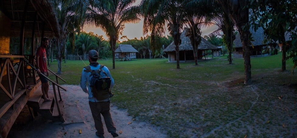 Thad and Brian get ready to hit it for the early morning sunrise.