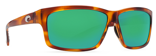 Cut Honey Tortoise with Green Mirror technology