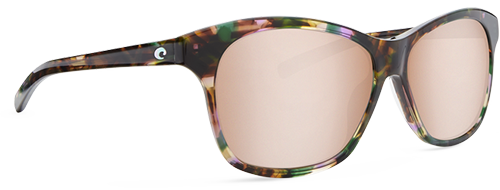 Sarasota in Shiny Abalone with Copper Silver Mirror technology
