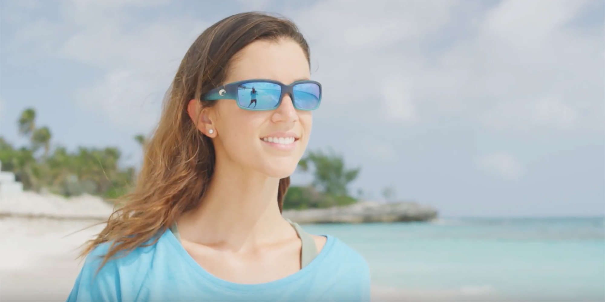 Caballito Polarized Sunglasses in Blue Mirror | Costa Del Mar®