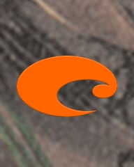 Logo naranja y camuflaje Realtree Xtra
