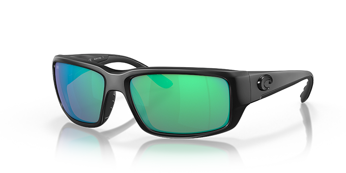 Fantail in Blackout with Green Mirror Polarized with Costa