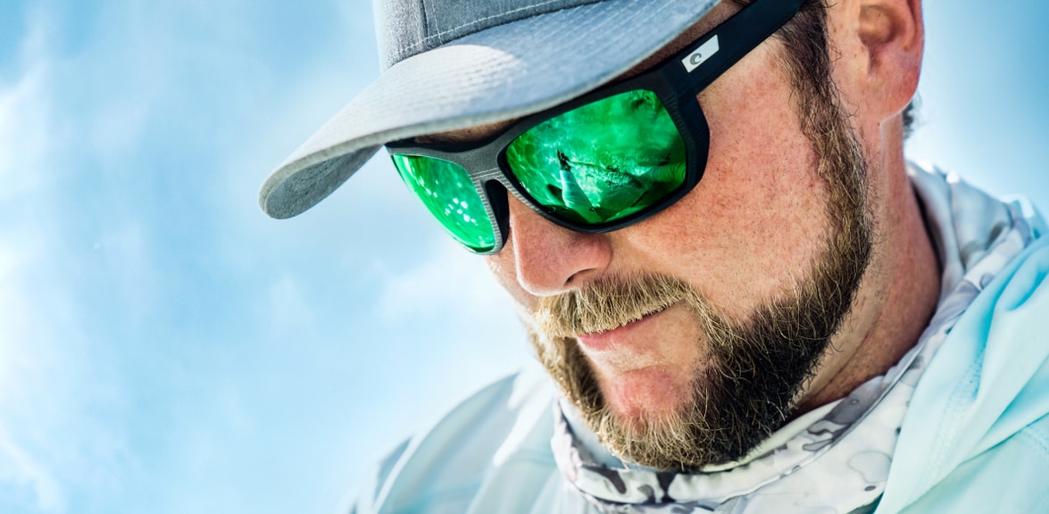 Costa Del Mar May Shiny Black Frame Gray Glass 580G Lens Polarised  Performance Sunglasses - Mega Clearance | Davo's Tackle Online