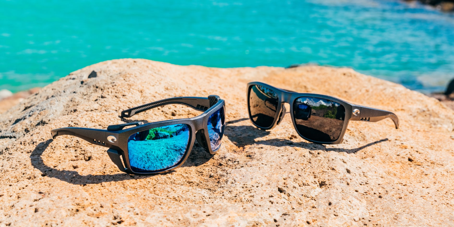Your next voyage is just past the horizon.  Sunglasses, Costa sunglasses,  Mirrored sunglasses men