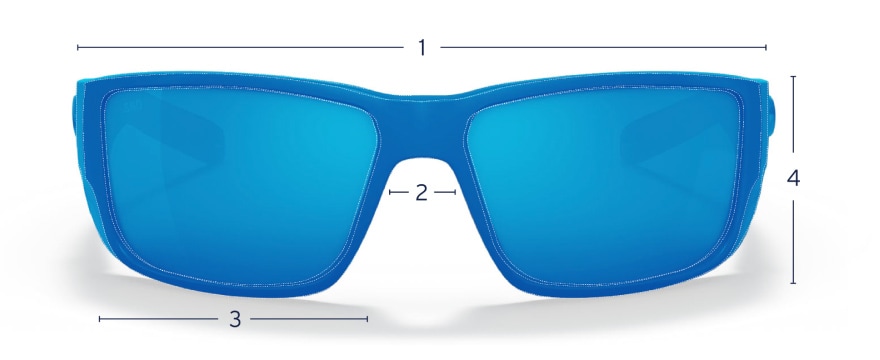 Rinconcito Polarized Sunglasses in Blue Mirror